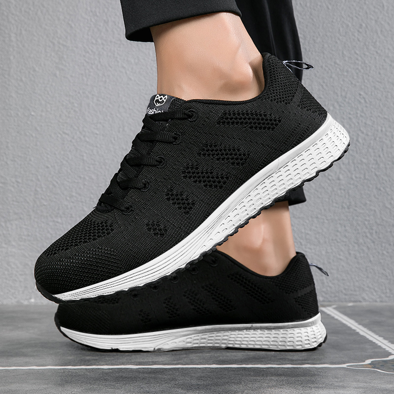 Streetwear Brand Luxury - Sapatos masculinos respiráveis tênis casuais marca
