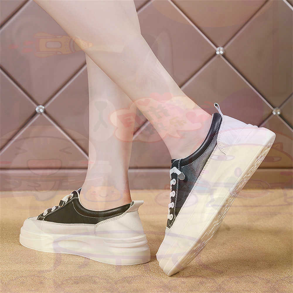 Streetwear Brand Kit - Lace-up chunky mocassins mulher skate sapatos