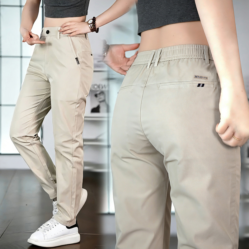 Streetwear Brand Accessories - Calças Masculinas 2026 de Seda Gelada,