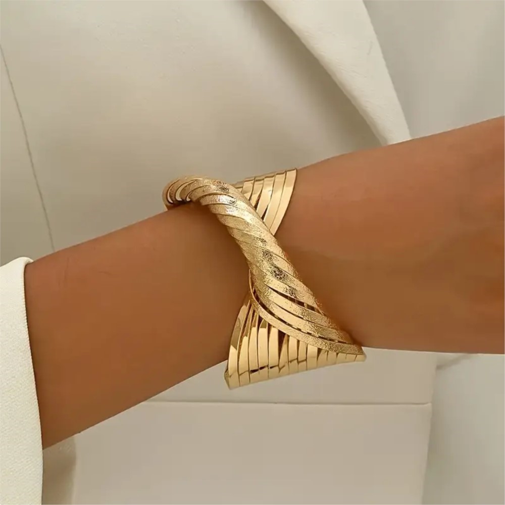 Streetwear Brand Accessories - Vinatge fosco torcido linha design manguito