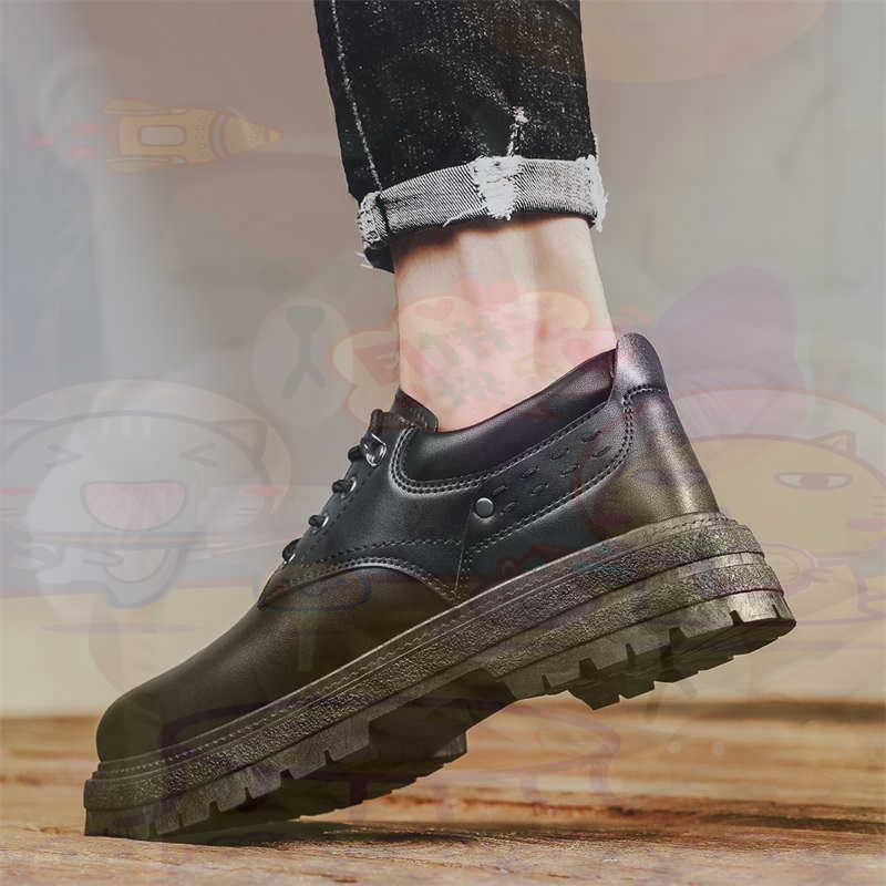 Streetwear Brand Kit - Escuro natural couro moda formadores tênis