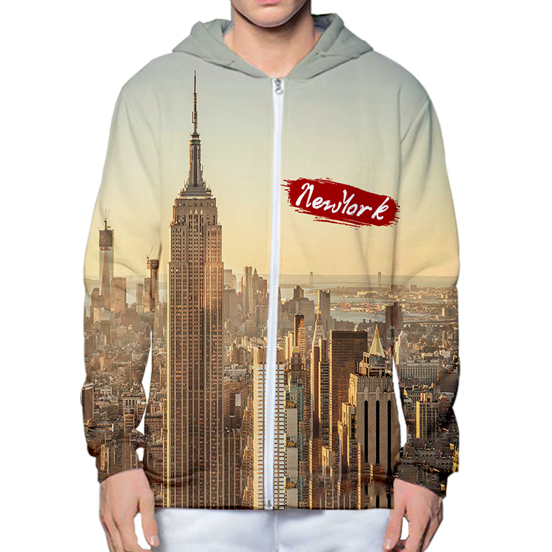 Streetwear Brand New York - Outono inverno 3d impresso nova york