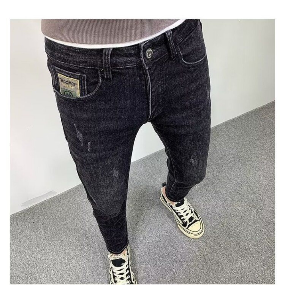 Jeans slim fit masculino, mono - Streetwear Clothing Brand avaliação e preço