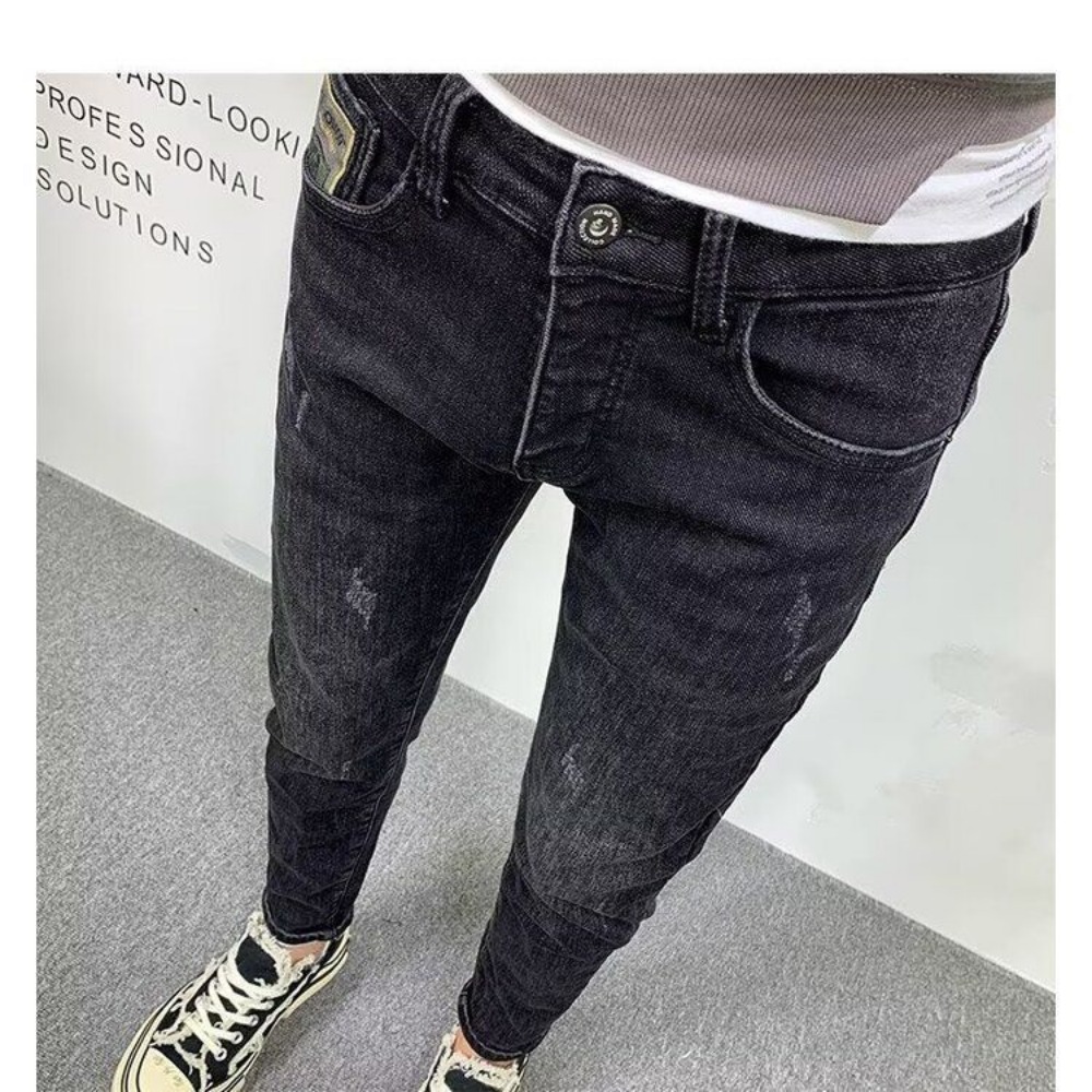 Jeans slim fit masculino, mono - Streetwear Clothing Brand avaliação e preço
