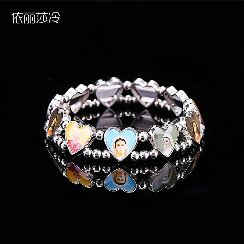 Pulseira frisada católica com  - Streetwear Brand Accessories avaliação e preço