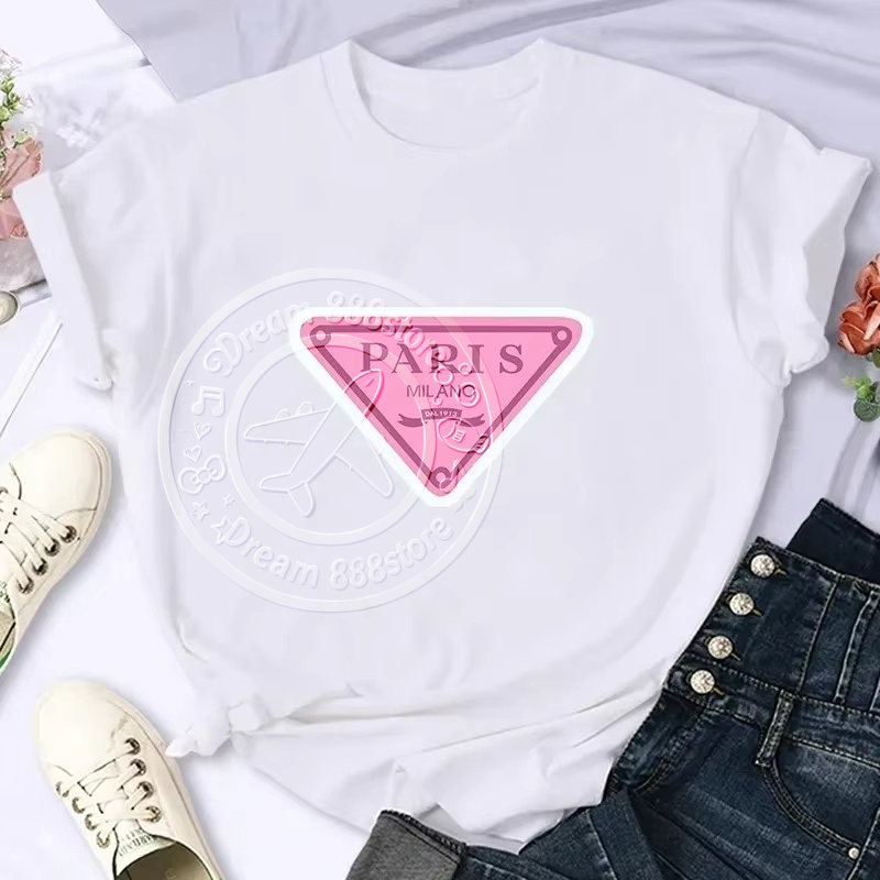 Camiseta gráfica feminina da m - Streetwear Brand In Paris avaliação e preço