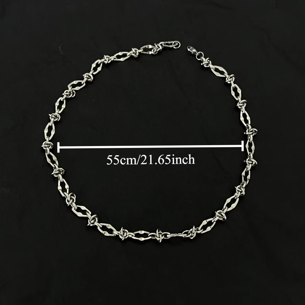 Colar de Moda Estilo Punk em A - Streetwear Brand Accessories avaliação e preço