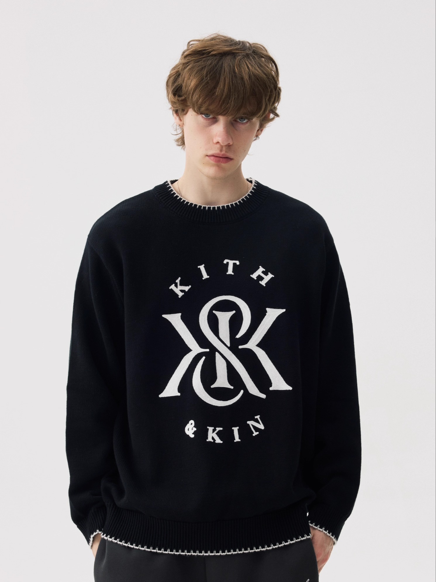 Suéter de Inverno Estilo Ameri - Kith Sweater Knit avaliação e preço