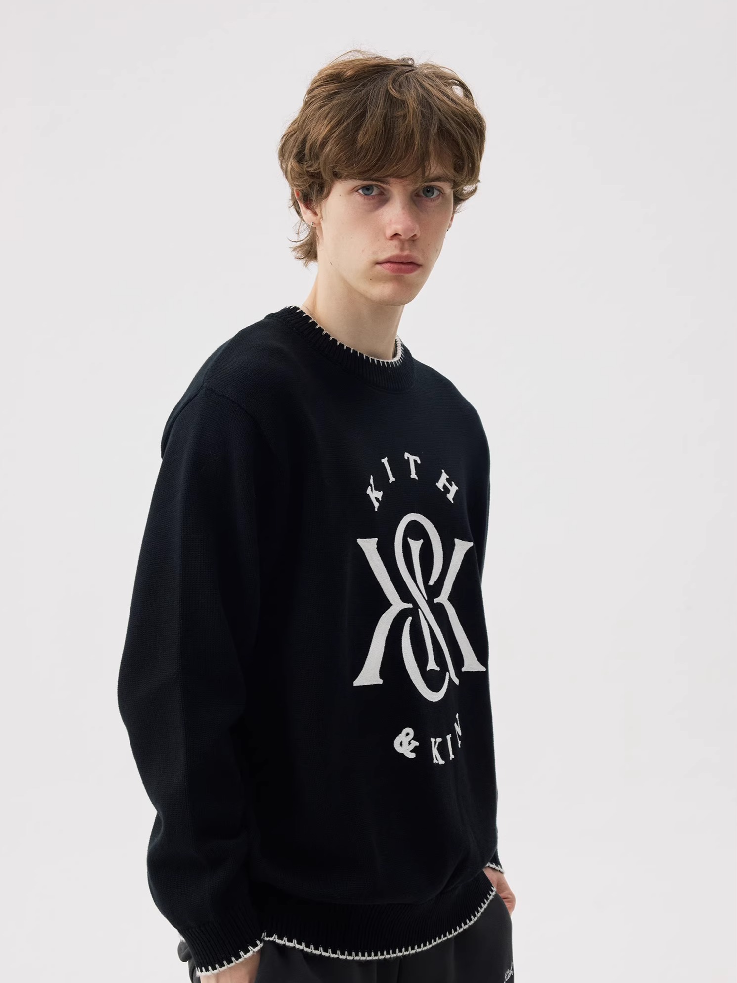 Suéter de Inverno Estilo Ameri - Kith Sweater Knit avaliação e preço