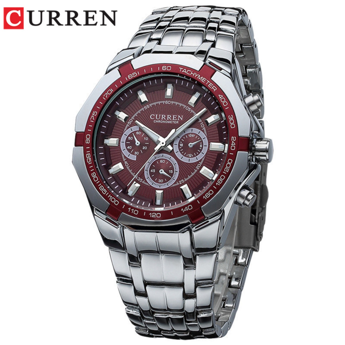 Relógio Masculino de Luxo CURR - Streetwear Brand Luxury avaliação e preço