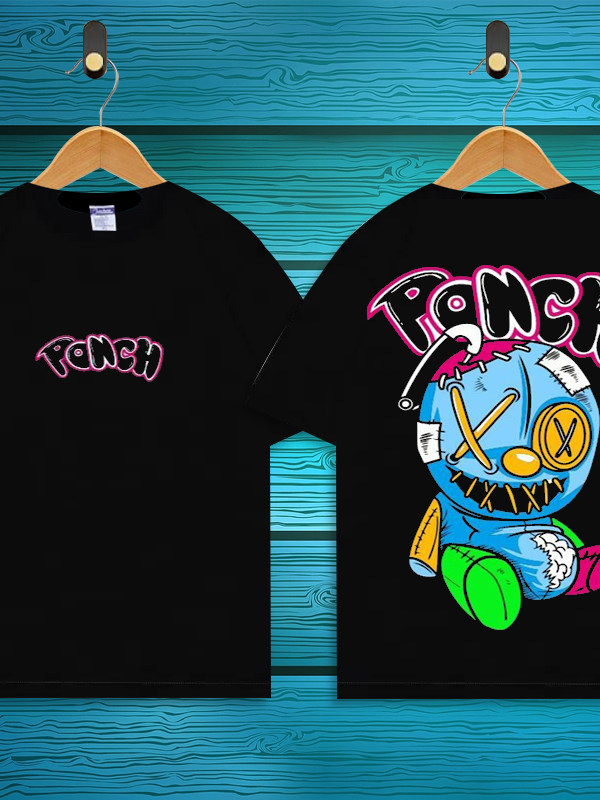 Camiseta de Manga Curta com Es - Streetwear Brand Best avaliação e preço