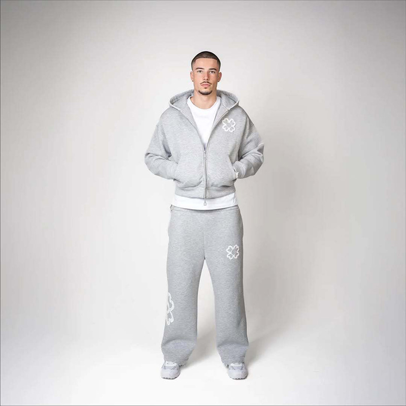 Conjunto de Moletom com Capuz  - Streetwear Zipper avaliação e preço