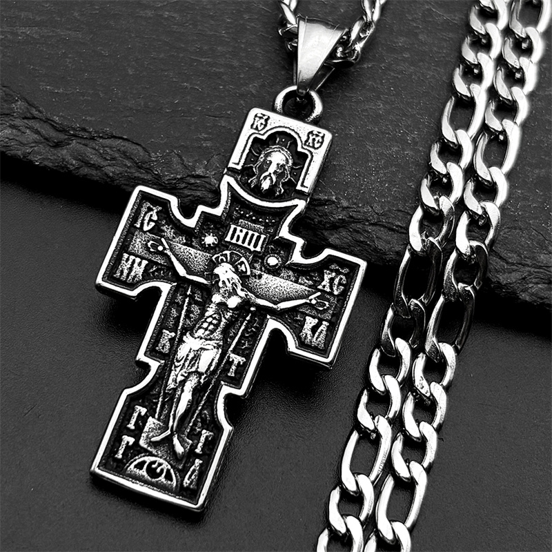 Vintage ícone ortodoxo cruz je - Streetwear Brand Accessories avaliação e preço