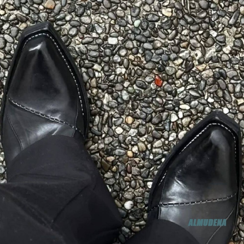 Botas de cano curto masculinas - Streetwear Zipper avaliação e preço