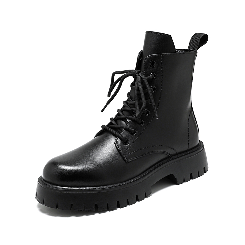 Botas de Couro Genuíno de Luxo - Streetwear Brand Luxury avaliação e preço