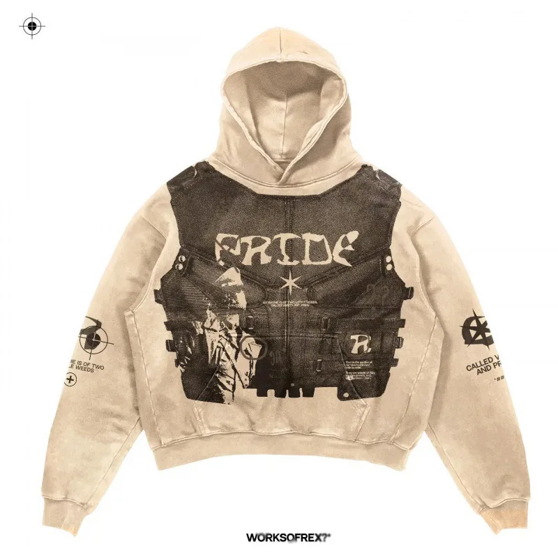 Street Hip Hop Hoodies Fashion - Streetwear Clothing Brand avaliação e preço