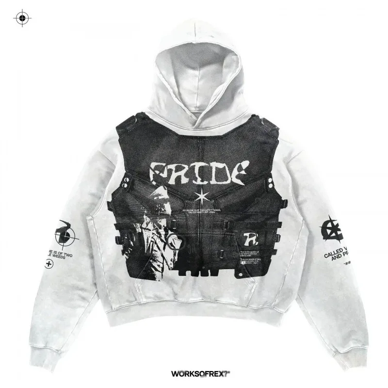Street Hip Hop Hoodies Fashion - Streetwear Clothing Brand avaliação e preço
