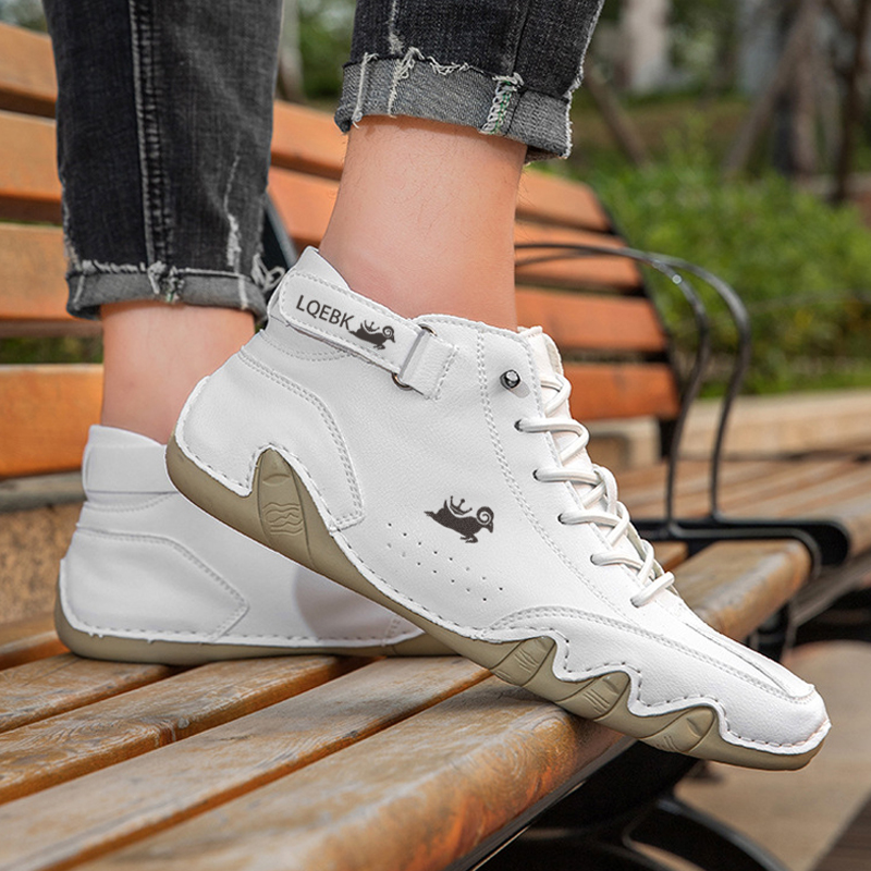 Sapatos de couro para homens t - Streetwear Brand Luxury avaliação e preço