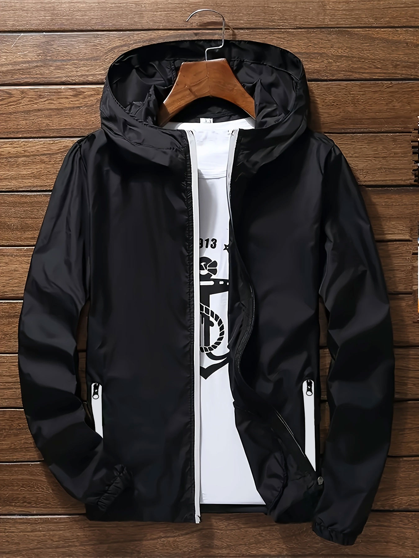Jaqueta Corta-Vento Masculina  - Streetwear Zipper avaliação e preço