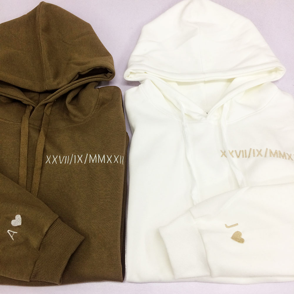 Personalizado bordado casal ho - Streetwear Clothing Brand avaliação e preço